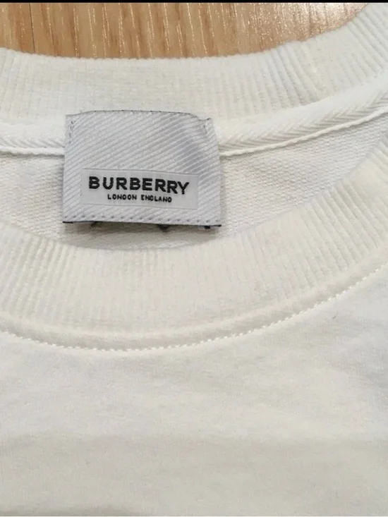Burberry White Kids Floral Teddy Bear Sweatshirt - Picture 3 of 6